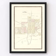 Paulding Vintage Map 1892