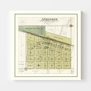 map of Atkinson