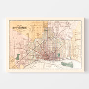 map of Detroit