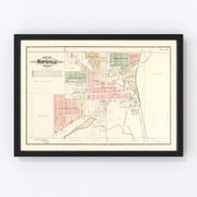 Northville Vintage Map 1893