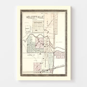 map of Wolcottville