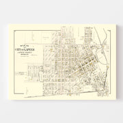 map of Lapeer