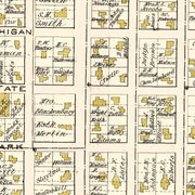 old Lapeer map