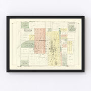 Minonk Vintage Map 1893