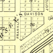 old Roanoke map
