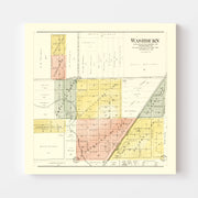 map of Washburn
