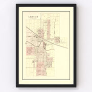 Ligonier Vintage Map 1893