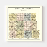 map of Williams Coun