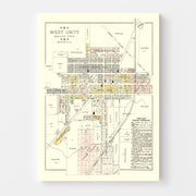map of West Unity