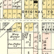 old West Unity map