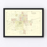 Clinton Vintage Map 1894