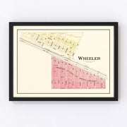 Wheeler Vintage Map 1895