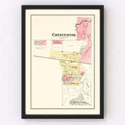 Chesterton Vintage Map 1895