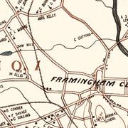 old Framingham map