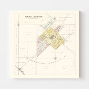 map of New Canton