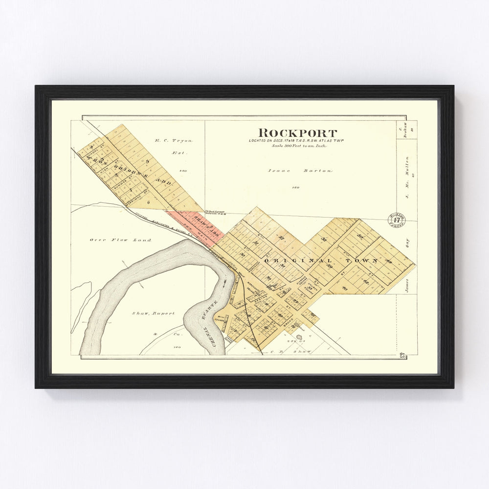Rockport Vintage Map 1895