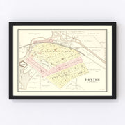 Dexter Vintage Map 1895