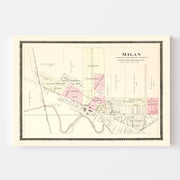 map of Milan