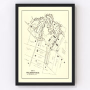 Wilberforce Vintage Map 1896