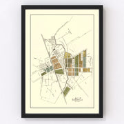 Cedarville Vintage Map 1896