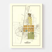 map of Jamestown