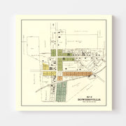 map of Bowersville