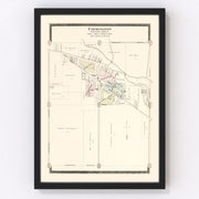 Farmington Vintage Map 1896