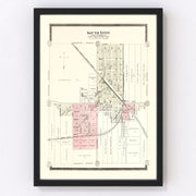 South Lyon Vintage Map 1896