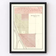 Buffalo Vintage Map 1896
