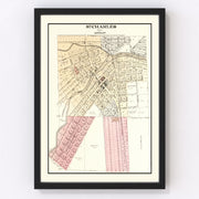 Saint Charles Vintage Map 1896