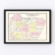 Cooper County Vintage Map 1897