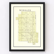 Wingate Vintage Map 1898