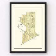 New Ross Vintage Map 1898