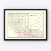 Amazonia Vintage Map 1898