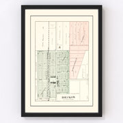 Bolckow Vintage Map 1898