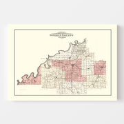 map of Gibson County