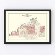 Gibson County Vintage Map 1899