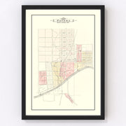 Patoka Vintage Map 1899