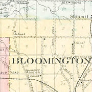 old Muscatine map