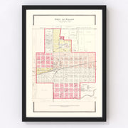 Wilton Vintage Map 1899