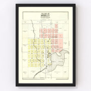 Morley Vintage Map 1900