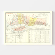 map of Wheeling