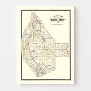 map of Monroe County