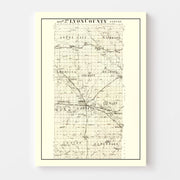 map of Lyon County