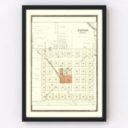 Hartford Vintage Map 1901