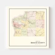 map of Benzie County