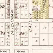 old Benzonia map