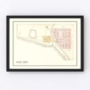 Lake Ann Vintage Map 1901
