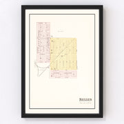 Nessen Vintage Map 1901
