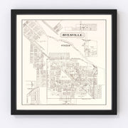 Byesville Vintage Map 1902